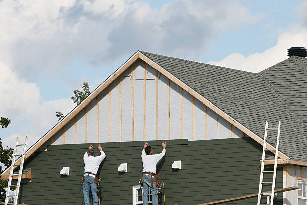 Professional Siding Replacement technician working in Wampum, PA